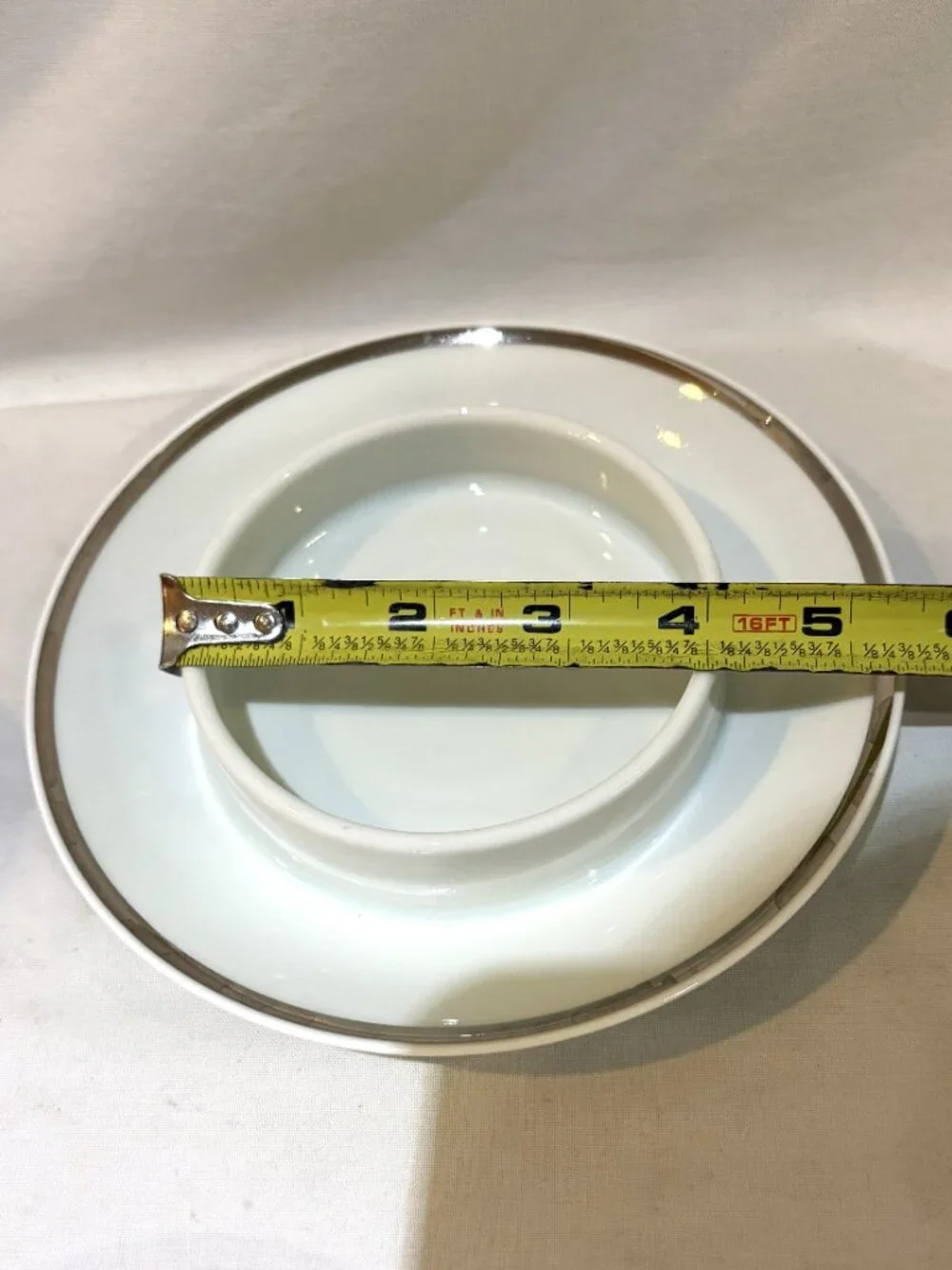 White Porcelain Round Butter Dish Renner Porcelain